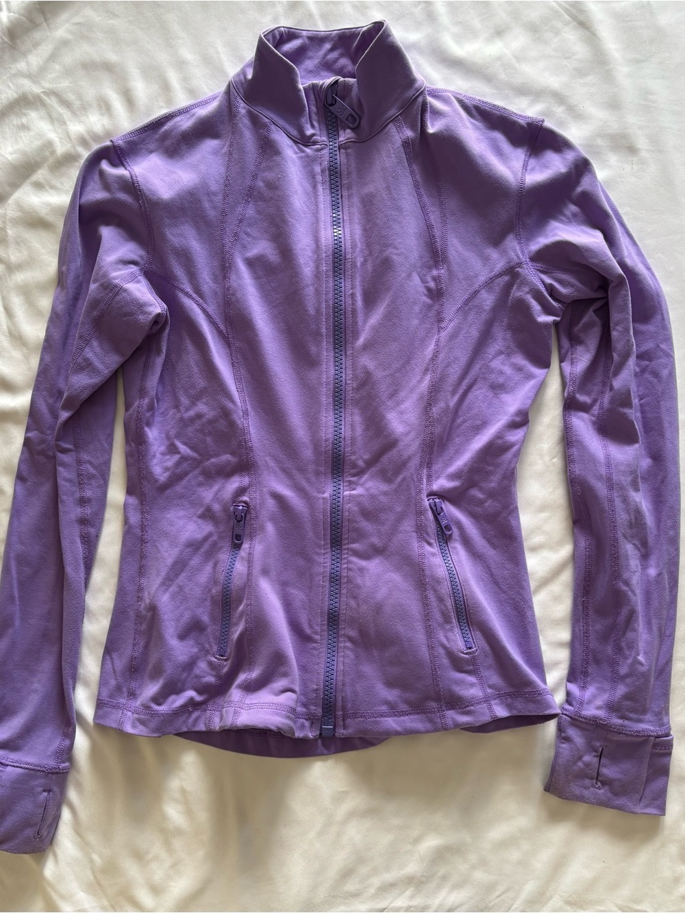 Kirkland Signature Lavender Full-Zip Activewear Jacket Size M